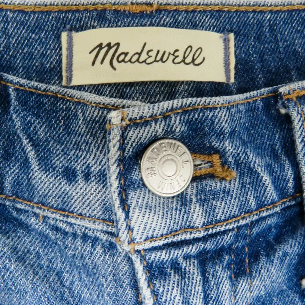 Madewell The High-Rise Slim Boy Jean Size 26 Skinny Straight Leg Jeans